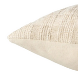 Edur Pillow - Cream - 24"x24"