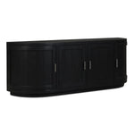 Nicola contemporary media cabinet in black