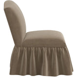 Ashburn Ruffle Slipper Chair