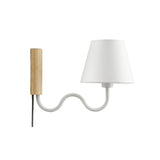Sunlit Squiggle Arm Wall Sconce
