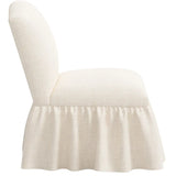 Ashburn Ruffle Slipper Chair