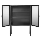Chauncey Wide Curio Bar Cabinet