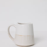 Sonnet Stoneware Coffee Mug - Matte White/ Glossy White - Set of 4