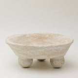 Woodsen Paper Mache Footed Bowl