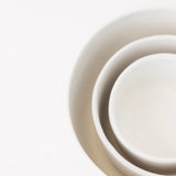 Wallace Nesting Bowls - Matte White - Set of 3