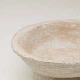 Woodsen Paper Mache Footed Bowl