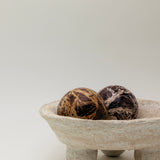 Woodsen Paper Mache Footed Bowl