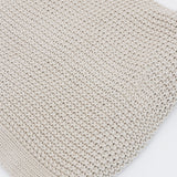 Chunky Cotton Throw - Beige