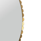 Jules Round Gold Wall Mirror