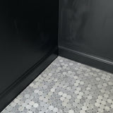 Antique Carrara Bardiglio Mosaic Tile by Castelli Marble
