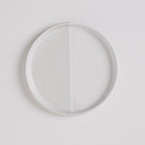 Sonnet Appetizer Plate - Matte White/Glossy White - Set of 6