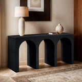June Oak Console Table