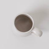 Sonnet Stoneware Coffee Mug - Matte White/ Glossy White - Set of 4