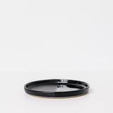 Sable Appetizer Plate - Matte Black/Glossy Black - Set of 6