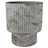 Dover Cement Footed Planter - 2 Sizes
