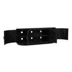 Nicola media cabinet in black