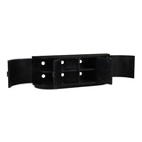 Nicola media cabinet in black