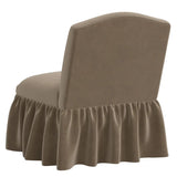 Ashburn Ruffle Slipper Chair