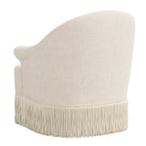 Cecile Fringe Swivel Chair