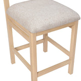 Roundhill Linen Textured Counter Stool