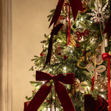 Mini Ornaments - Set of 5 - Dark Red