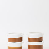 Waylon Soup Bowl - Brown/White - Set of 4