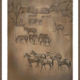 Herd of Horses II Wall Art