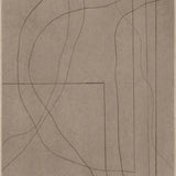 Movement in Taupe I Wall Art - Light Grey