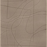 Movement in Taupe II Wall Art - Light Grey