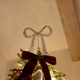 Jeweled Bow Tree Topper