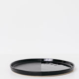 Sable Dinner Plate - Matte Black/Glossy Black - Set of 6