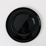 Sable Appetizer Plate - Matte Black/Glossy Black - Set of 6