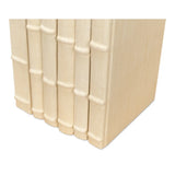 Justin Ecru Linen Books - Set of 12