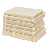 Justin Ecru Linen Books - Set of 12