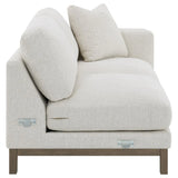 Geneva Boucle Sectional Chaise Sofa
