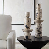 Nouveau Tower Outdoor Sculptures - Set of 2