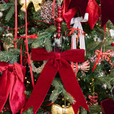 Glass Finial Ornament - Dark Red