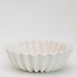 Cordelia Fluted Paper Mache Bowl