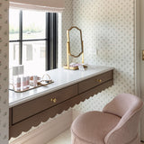 Uptown Skirted Vanity Chair