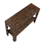 Vassa Burl Console Table