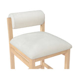 Roundhill Linen Textured Counter Stool