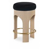 Bocceli Velvet Counter Stool