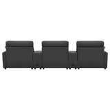 back of Collins Reclining Home Theater Seating