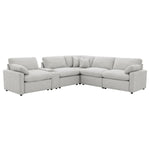 Collins Reclining Home Theater Seating setional in white