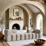 Ames Boucle 3-Piece Modular Sofa
