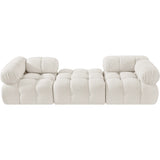 Ames Boucle 3-Piece Modular Sofa