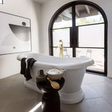 Kaiser Single-Handle Freestanding Tub Faucet with Hand Shower