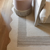 Scalloped Handmade Rug