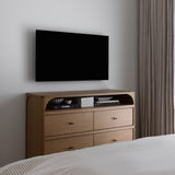 Cali 6-Drawer Oak Dresser