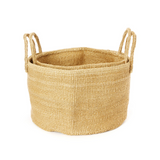Kitui Sand Sisal Kamba Floor Baskets - 2 Styles